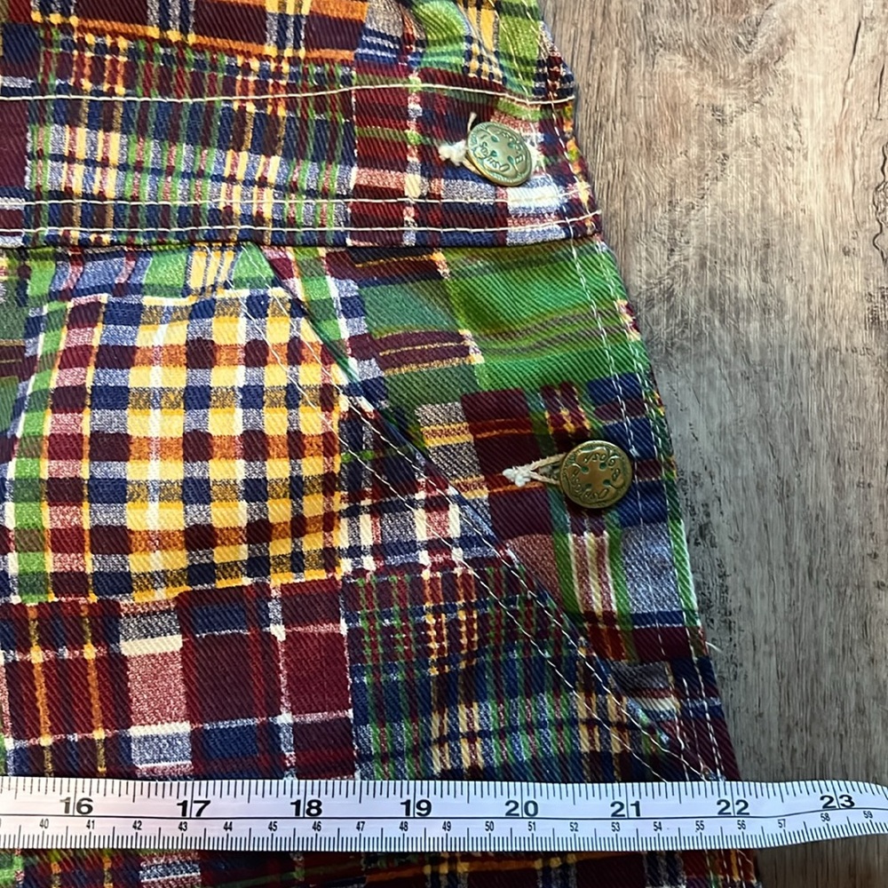 Oshkosh Bgosh Vtg 60’s Vestbak union Maid!!denim plaid overalls dead stock NWOT! - Picture 16 of 16